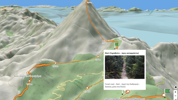 3D χάρτες βουνών. Νέο εργαλείο εξερεύνησης των βουνών.