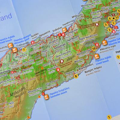 Σχεδιασμός χάρτη Ικαρίας 